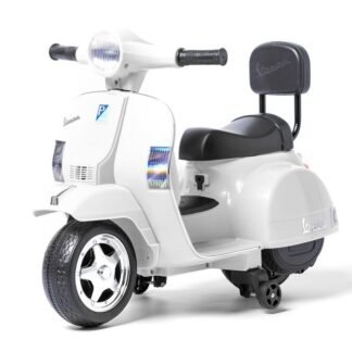 MINI-VESPA INFANTIL 6V, NIÑOS 1 A 3 AÑOS, BLANCA, PX150 - INDA92-PX150BLANCA